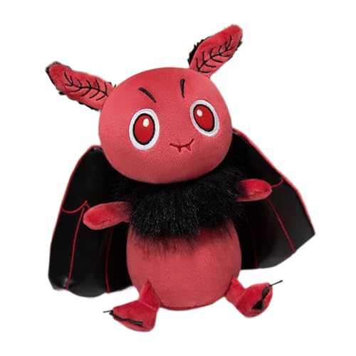 F Fityle Motte plüschspielzeugmotte plüschpuppe gruselige Kostüm -Strumpfstock Feiertagsgeschenk gefülltes Tierspielzeug für Kleinkinder Kids Home Decor, Rot von F Fityle