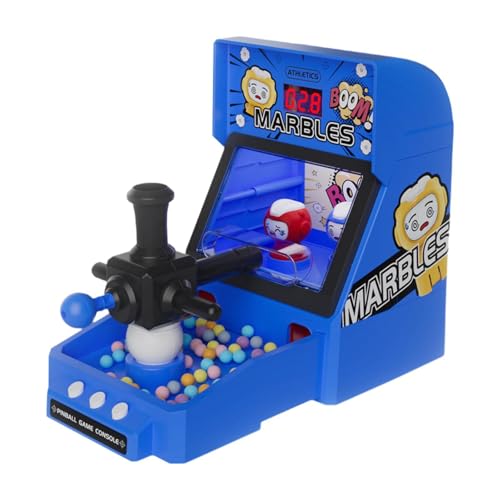 F Fityle Murmelspielautomat, Murmel-Partygeschenke, Geburtstagsgeschenk, Gehirntrainings-Flipperautomat für im Vorschulalter von 4 5 6 Jahren, Blau F Fityle Murmelspielautomat, Murmel-Partygeschenke, Geburtstagsgeschenk, Gehirntrainings-Flipperautomat für im Vorschulalter von 4 5 6 Jahren, Blau von F Fityle