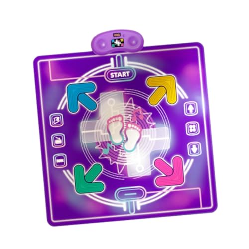 F Fityle Musical Dance Game Mat Challenge Pad 4 Modi Faltbare Nicht -Slip -Game -Pad -Tanz -Pad -Rhythmus -Playmat für Mädchen Jungen Kinder von F Fityle