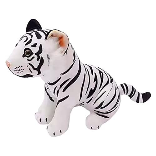 F Fityle Niedliche kuschelig SpielzeugSpielzeugpuppe Dekoration Wald Wildtier Stofftier Spielzeug für Weihnachten Geschenk, Weiß 27cm von F Fityle