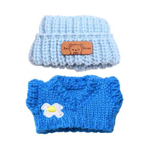 F Fityle Niedlicher 15 cm Anhänger, Puppenkleidung, Strickpullover und Mütze, Mädchenpuppen-Outfits, zum Selbermachen von Puppen, Mädchengeschenk, Hell- Und Dunkelblau F Fityle Niedlicher 15 cm Anhänger, Puppenkleidung, Strickpullover und Mütze, Mädchenpuppen-Outfits, zum Selbermachen von Puppen, Mädchengeschenk, Hell- Und Dunkelblau von F Fityle