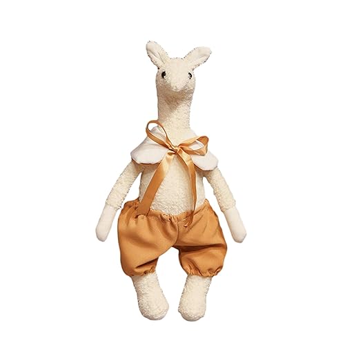 F Fityle Niedliches Giraffen Alpakas Tierspielzeug, Gefüllte Puppe für Schlafzimmerdekoration, Weiße Alpakas von F Fityle