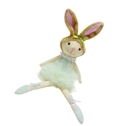 F Fityle Osterhasenpuppe Tier Ornament Dekor Lustige Migny Mignon Mignon Figur Statue Spielzeug für Das Schlafzimmerbühne Land, Grün F Fityle Osterhasenpuppe Tier Ornament Dekor Lustige Migny Mignon Mignon Figur Statue Spielzeug für Das Schlafzimmerbühne Land, Grün von F Fityle