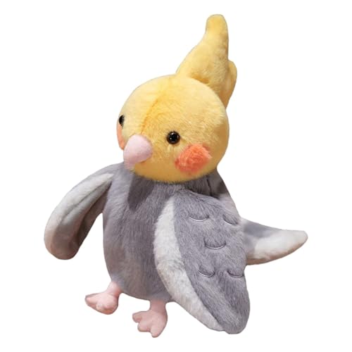 F Fityle Papagei-Handpuppe, Plüschtier, Papagei-Puppe, niedlich, Stofftier, Plüschpuppe zum Unterrichten, Erzählen von Geschichten, Gelb Und Grau F Fityle Papagei-Handpuppe, Plüschtier, Papagei-Puppe, niedlich, Stofftier, Plüschpuppe zum Unterrichten, Erzählen von Geschichten, Gelb Und Grau von F Fityle