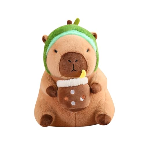 F Fityle Plüsch-Capybara-Stofftier, Wohnzimmerdekoration, begleitendes Schlafspielzeug für Kinder, Kinder, Erwachsene, Teenager, Jungen und Mädchen, 40cm von F Fityle