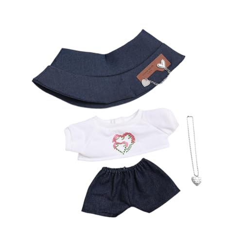 F Fityle Plüsch Doll Kleidung Doll Outfit Spielzeug süß mit Halskette Kostüme Top und Hosen für 15 -Zoll -Puppen Geschenkfoto Requisiten DIY -Basteln, Style A F Fityle Plüsch Doll Kleidung Doll Outfit Spielzeug süß mit Halskette Kostüme Top und Hosen für 15 -Zoll -Puppen Geschenkfoto Requisiten DIY -Basteln, Style A von F Fityle