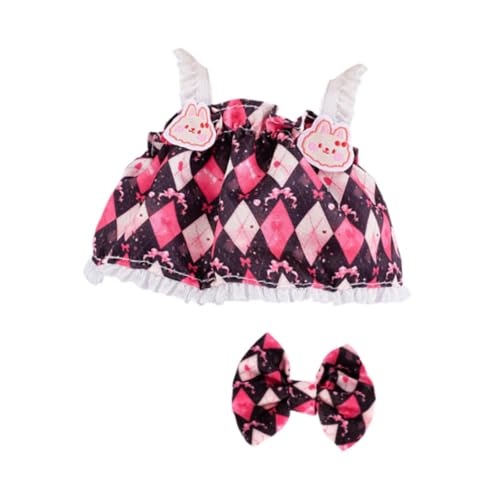 F Fityle Plüsch Figur Gesamtrock Kleidung Bildungskostüme Modefoto Requisiten DIY Kleid mit Haarbogen für 6,69 '' Puppe, Rosa F Fityle Plüsch Figur Gesamtrock Kleidung Bildungskostüme Modefoto Requisiten DIY Kleid mit Haarbogen für 6,69 '' Puppe, Rosa von F Fityle
