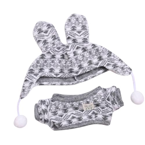 F Fityle Plüsch-Puppenpullover mit Hut, modische Kostüme, DIY-Puppenpullover. Machen Sie Ihre eigenen Puppen für praktische Koordination, 14,96-Zoll-Puppe, Grau F Fityle Plüsch-Puppenpullover mit Hut, modische Kostüme, DIY-Puppenpullover. Machen Sie Ihre eigenen Puppen für praktische Koordination, 14,96-Zoll-Puppe, Grau von F Fityle