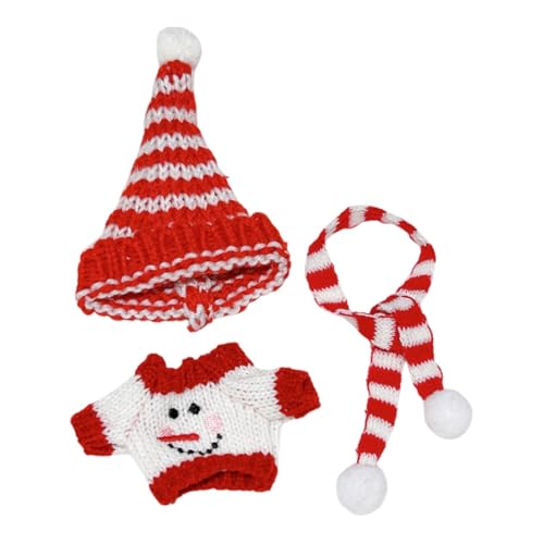 F Fityle Plüschpullover Kostüm für Kinder, Geburtstagsgeschenk, Lehrreiche Mode, Inklusive Mütze Und Schal, Puppenkleidung, 17 cm, Schneemann F Fityle Plüschpullover Kostüm für Kinder, Geburtstagsgeschenk, Lehrreiche Mode, Inklusive Mütze Und Schal, Puppenkleidung, 17 cm, Schneemann von F Fityle
