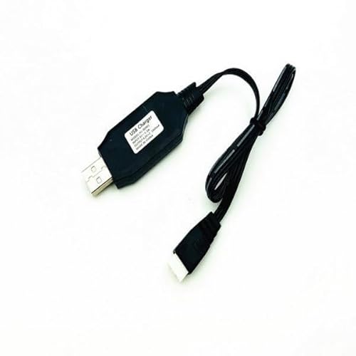 F Fityle Premium USB Ladekabel für WPL B 14K und B 16K Autos, Dunkel, 4 Stück von F Fityle