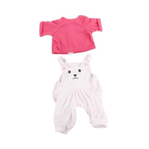 F Fityle Puppen -Kleidung Outfit Set Overalls Set Puppenkleidung für 22 -Zoll -Puppen Geburtstagsgeschenk von F Fityle