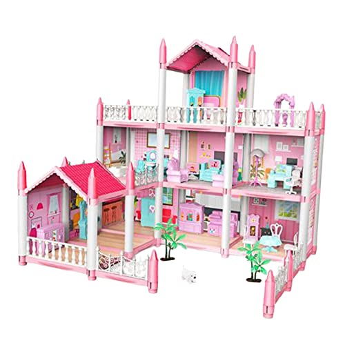 F Fityle Puppenhaus DIY Pretend Play Building Playset Spielzeug für Kinder, Stil B F Fityle Puppenhaus DIY Pretend Play Building Playset Spielzeug für Kinder, Stil B von F Fityle