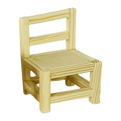 F Fityle Puppenhaus-Möbelkollektion für Jungen und Mädchen, Miniatur-Mini-Küchenzubehör, Holzmöbel-Zubehör für 1:12, 4x6cm Stuhl F Fityle Puppenhaus-Möbelkollektion für Jungen und Mädchen, Miniatur-Mini-Küchenzubehör, Holzmöbel-Zubehör für 1:12, 4x6cm Stuhl von F Fityle