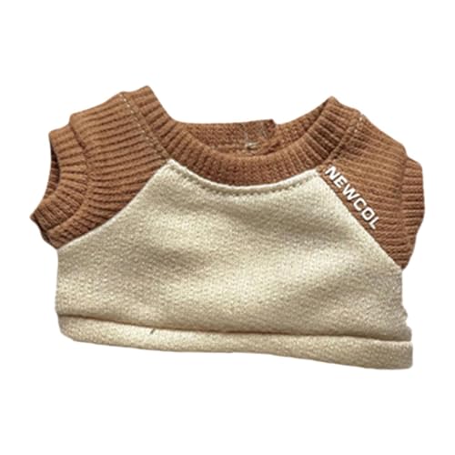 F Fityle Puppenpullover, Kostümzubehör, handgefertigte Kleidung für 6-Zoll-Mädchenpuppen, Thanksgiving-Geschenke von F Fityle