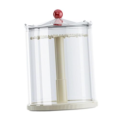 F Fityle Puppenvitrine für Puppen Schlüsselanhänger, 360° Drehbare Miniaturfiguren, Tischvitrine für Figuren, Schaukasten, Cremeweiß F Fityle Puppenvitrine für Puppen Schlüsselanhänger, 360° Drehbare Miniaturfiguren, Tischvitrine für Figuren, Schaukasten, Cremeweiß von F Fityle