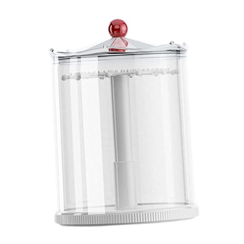 F Fityle Puppenvitrine für Puppen Schlüsselanhänger, 360° Drehbare Miniaturfiguren, Tischvitrine für Figuren, Schaukasten, Weiß F Fityle Puppenvitrine für Puppen Schlüsselanhänger, 360° Drehbare Miniaturfiguren, Tischvitrine für Figuren, Schaukasten, Weiß von F Fityle