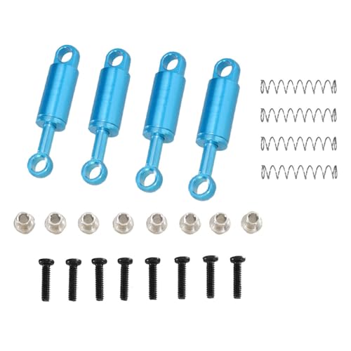 F Fityle RC-Auto-Stoßdämpfer-Zubehör, 1:28 Ersatz-RC-Crawler-Autoteile, Metalldämpfer für 284131 284161 K979 K989 P929, Blau von F Fityle