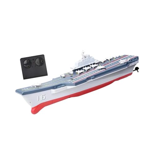 F Fityle RC Boot Simulation Kriegsschiff Modell für Jungen Kinder Geschenk Starke Leistung Elektrische Fernbedienung Schiff Kinder Wasser Spielzeug Modell, Flugzeugträger von F Fityle