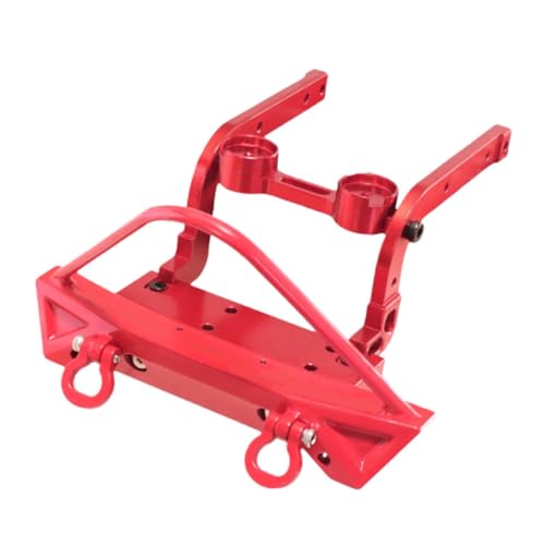 F Fityle RC Car Front Barersatz Sturdes leicht zu installieren Spart -Teil Aluminiumlegierung RC -Auto -Teil für H12Y H12Y+ 1/12 RC -Auto, Rot von F Fityle