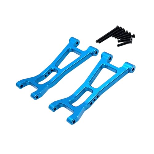 F Fityle RC Car Heck unteren Arm, Ersatzteile Einfache Installation RC Swing Arm Set Aluminium für 16207 16208 1:16 RC -Auto -Upgrade, Blau von F Fityle