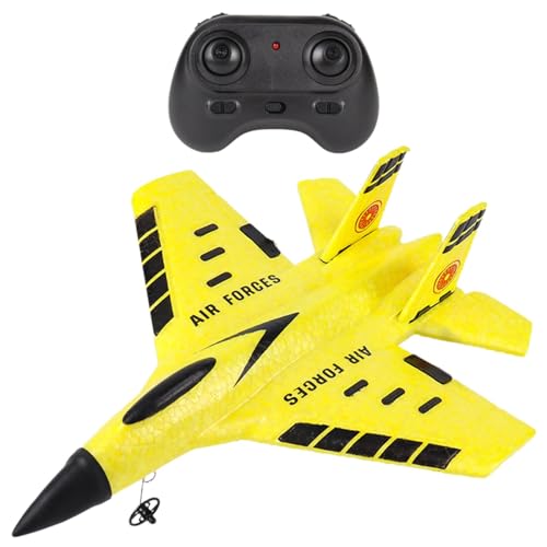 F Fityle RC-Flugzeug aus Schaumstoff, Starrflügelflugzeug, einfach zu steuern, mit Nachtlicht, ferngesteuertes Flugzeug, RC-Flugzeugmodell, Spielzeug für von F Fityle