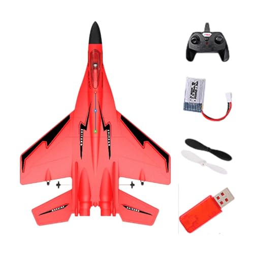 F Fityle RC Glider Flugzeug Spielzeug Geburtstagsgeschenke praktisch für Kinder leicht zu kontrollieren Spaß vielseitiges Flugmodell Flugzeug, Rot von F Fityle