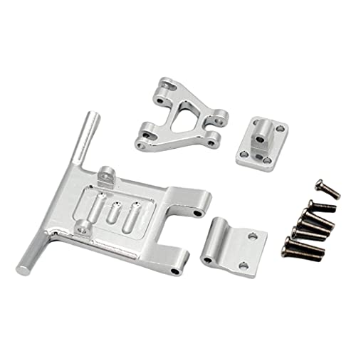 F Fityle RC Metall Frontschutz & Stoßstange Set für Wltoys 124016 124019 1/14 144001 Raupenmodell Buggy Trucks Zubehör - Silber von F Fityle