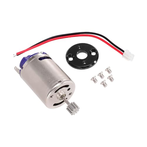 F Fityle RC-Motor, 27000 U/min, Ersatz mit Basis, ferngesteuerte Fahrzeugteile, 370, hohe Geschwindigkeit für C24 C34 1/12 MN78 MN99S Pickup Truck, Schwarzer Sockel von F Fityle