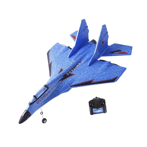 F Fityle RC-Segelflugzeug mit Starrflügeln, Anti-Kollisions-Düsenjägermodell, RC-Flugzeugspielzeug, Outdoor-Spielzeug für Kinder und Erwachsene, einfach zu, Blau F Fityle RC-Segelflugzeug mit Starrflügeln, Anti-Kollisions-Düsenjägermodell, RC-Flugzeugspielzeug, Outdoor-Spielzeug für Kinder und Erwachsene, einfach zu, Blau von F Fityle