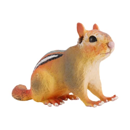 F Fityle Realistische detaillierte Action Figur Tierfigur Modell Party Dekoration Handwerk Desktop Ornamente Sammlung PVC Modell Figur, Chipmunk von F Fityle