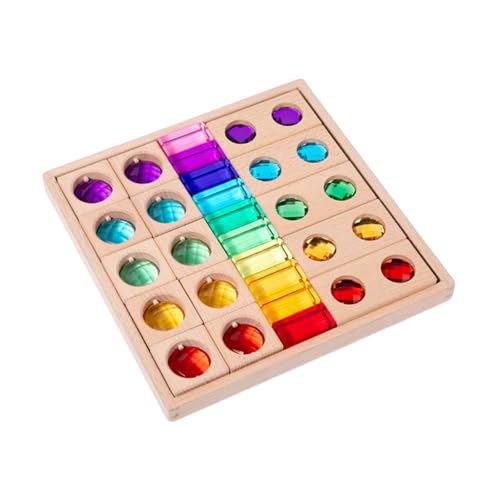 F Fityle Regenbogen-Bauwürfel aus Acryl, buntes Stapelspielzeug für, interaktives Regenbogen-Stapelspiel für Vorschulkinder als Geschenk F Fityle Regenbogen-Bauwürfel aus Acryl, buntes Stapelspielzeug für, interaktives Regenbogen-Stapelspiel für Vorschulkinder als Geschenk von F Fityle