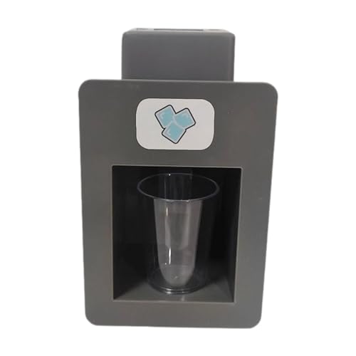 F Fityle Rollenspiel-Eiswürfelbereiter-Spielzeug für mit transparentem Becher, Simulations-Eisspender, Entwicklung der Feinmotorik, Entwicklungsspaß von F Fityle