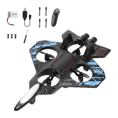 F Fityle Schaum-Fernbedienungsflugzeug RC-Flugzeug 4-Kanal für Kinder Jungen Wasserdicht -Rolle mit Licht Hobby Segelflugzeug Kampfmodell, Blau F Fityle Schaum-Fernbedienungsflugzeug RC-Flugzeug 4-Kanal für Kinder Jungen Wasserdicht -Rolle mit Licht Hobby Segelflugzeug Kampfmodell, Blau von F Fityle