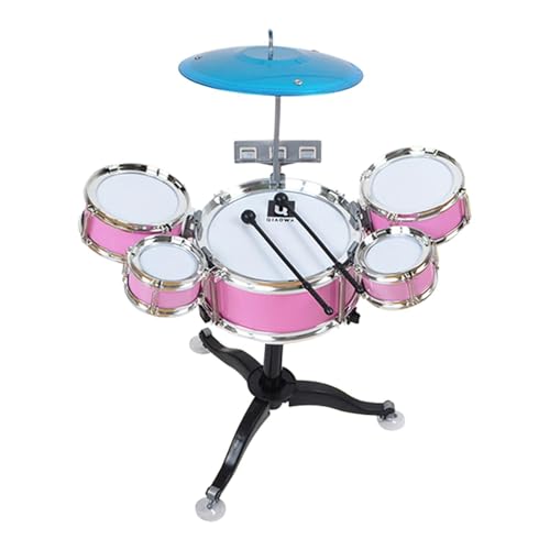 F Fityle -Schlagzeug, Musikinstrumente, Spielzeug, leichtes Musikspielzeug-Set, Jazz-Schlagzeug für Jungen und Mädchen, Party, Kindertag, Konzert, Rosa F Fityle -Schlagzeug, Musikinstrumente, Spielzeug, leichtes Musikspielzeug-Set, Jazz-Schlagzeug für Jungen und Mädchen, Party, Kindertag, Konzert, Rosa von F Fityle