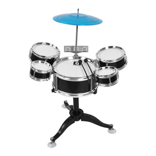 F Fityle -Schlagzeug, Musikinstrumente, Spielzeug, leichtes Musikspielzeug-Set, Jazz-Schlagzeug für Jungen und Mädchen, Party, Kindertag, Konzert, Schwarz F Fityle -Schlagzeug, Musikinstrumente, Spielzeug, leichtes Musikspielzeug-Set, Jazz-Schlagzeug für Jungen und Mädchen, Party, Kindertag, Konzert, Schwarz von F Fityle