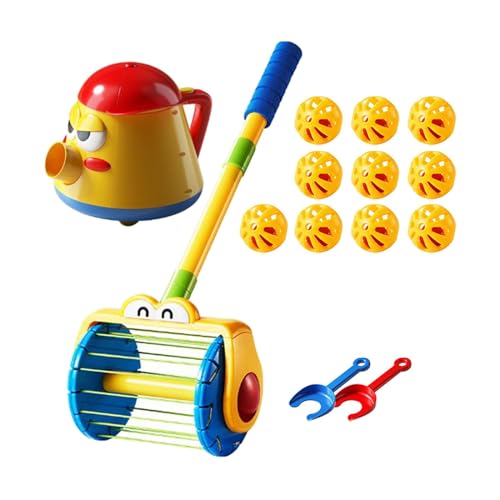 F Fityle Staubsauger-Spielzeugset, Montessori-Spielzeug, langlebig, mit Zubehör, zum Mitschieben, Laufspielzeug, Reinigungsspielzeug-Set für Partygeschenke von F Fityle