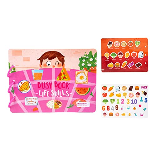 F Fityle Stickerbuch, Lernaktivitäten, Gedächtnisspiele, Früherziehung, kognitives Puzzle, Paster-Szenenbuch, für, Leben F Fityle Stickerbuch, Lernaktivitäten, Gedächtnisspiele, Früherziehung, kognitives Puzzle, Paster-Szenenbuch, für, Leben von F Fityle