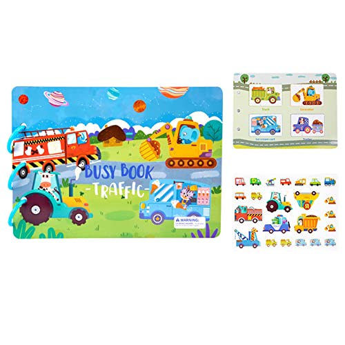 F Fityle Stickerbuch, Lernaktivitäten, Gedächtnisspiele, Früherziehung, kognitives Puzzle, Paster-Szenenbuch, für, Transport F Fityle Stickerbuch, Lernaktivitäten, Gedächtnisspiele, Früherziehung, kognitives Puzzle, Paster-Szenenbuch, für, Transport von F Fityle