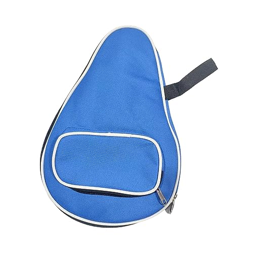 F Fityle Tischtennisschläger Abdeckung Langlebig, Multifunktional Tischtennis Aufbewahrungstasche, Tischtennis Paddel Hülle Staubdicht, Schlägertasche Tennis für Herren Damen Outdoor, Blau von F Fityle