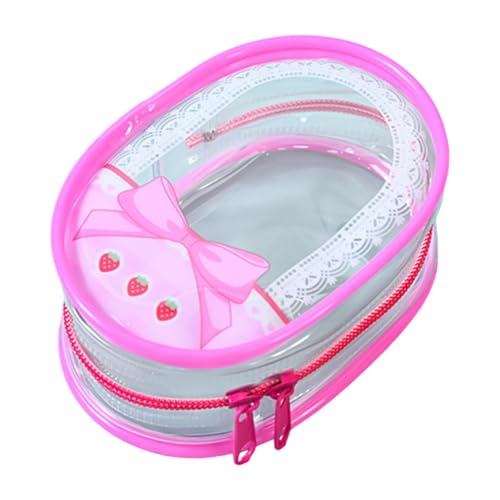F Fityle Transparenter Organizer für Figuren-Displaytaschen, Reißverschlusshalter, tragbare Aufbewahrungstasche, Sammleretui für Kopfhörer, Ladegeräte, Ohne Schnalle F Fityle Transparenter Organizer für Figuren-Displaytaschen, Reißverschlusshalter, tragbare Aufbewahrungstasche, Sammleretui für Kopfhörer, Ladegeräte, Ohne Schnalle von F Fityle
