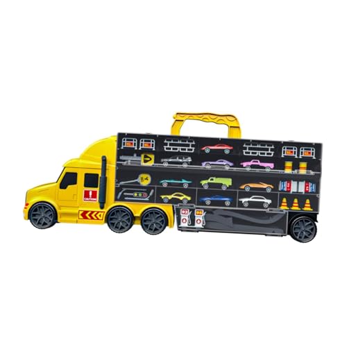 F Fityle Transport-LKW-Spielzeug, Autos, Lagerung und Transporter-Spielzeug-LKW, faltbar, Träger-LKW-Spielzeug für Kinder im Alter von 3 4 5 6 Jahren, Gelb F Fityle Transport-LKW-Spielzeug, Autos, Lagerung und Transporter-Spielzeug-LKW, faltbar, Träger-LKW-Spielzeug für Kinder im Alter von 3 4 5 6 Jahren, Gelb von F Fityle