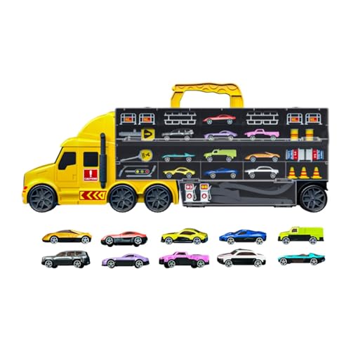 F Fityle Transport-LKW-Spielzeug-Schlepper, Raupen-Auswurfauto, katapultierender Rennstrecken-Träger-LKW, Spielzeug für Kinder für Jungen im Alter von 2 3 4 5, Gelb F Fityle Transport-LKW-Spielzeug-Schlepper, Raupen-Auswurfauto, katapultierender Rennstrecken-Träger-LKW, Spielzeug für Kinder für Jungen im Alter von 2 3 4 5, Gelb von F Fityle