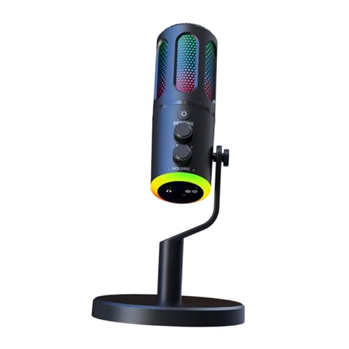 F Fityle USB -Desktop -Kondensator -Computermikrofon effektiv effektiv steuern Rauschunterdrückung Kondensator PC -Laptop -Mikrofon für Laptop -PC F Fityle USB -Desktop -Kondensator -Computermikrofon effektiv effektiv steuern Rauschunterdrückung Kondensator PC -Laptop -Mikrofon für Laptop -PC von F Fityle