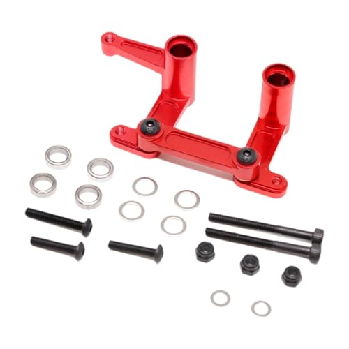 F Fityle Upgrade Teile für Die Lenkbaugruppe des RC Autos, Leistungsstarke Wartung, Metallersatz, Zubehörkomponenten, Rot F Fityle Upgrade Teile für Die Lenkbaugruppe des RC Autos, Leistungsstarke Wartung, Metallersatz, Zubehörkomponenten, Rot von F Fityle