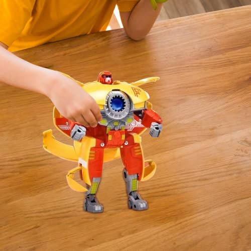 F Fityle Verwandelndes Roboterspielzeug, 2 in 1 Design, Feinmotorik, Actionfiguren, Baustielspielzeug für 3, 4 Und 5 Jährige, Rugby F Fityle Verwandelndes Roboterspielzeug, 2 in 1 Design, Feinmotorik, Actionfiguren, Baustielspielzeug für 3, 4 Und 5 Jährige, Rugby von F Fityle