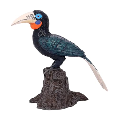 F Fityle Vogelmodellfigur realistische Vogelstatue -Sammlung Schreibtisch Realistische Sammlung Büro Miniatur -Figur -Simulationsspielzeug, Schwarzer Hornbill F Fityle Vogelmodellfigur realistische Vogelstatue -Sammlung Schreibtisch Realistische Sammlung Büro Miniatur -Figur -Simulationsspielzeug, Schwarzer Hornbill von F Fityle