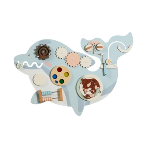 F Fityle Wall Board Panel Bildungsspielzeug Interactive Fine Motor Skills Activity Center für Feiertagsgeschenke von F Fityle