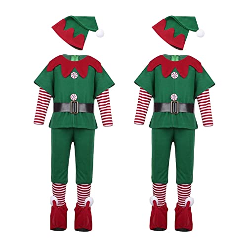 F Fityle Weihnachtskostüm für festliche Anlässe - Elegantes Outfit für die Feier, 2 Stück Herren 110cm von F Fityle