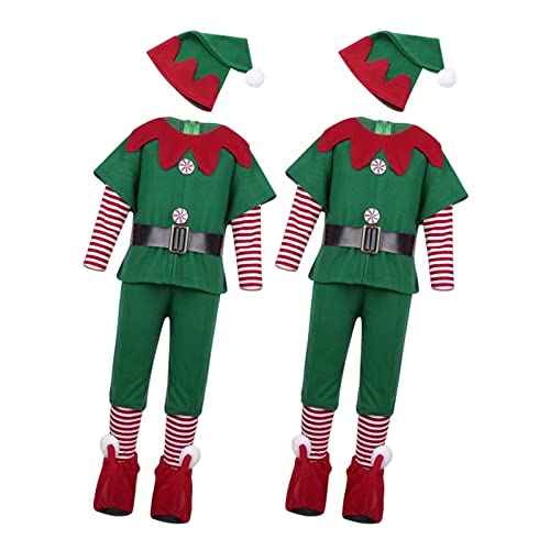 F Fityle Weihnachtskostüm für festliche Anlässe - Elegantes Outfit für die Feier, 2 Stück Herren 140cm von F Fityle
