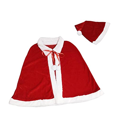 F Fityle Roter Samt-Umhang, Damen-Mädchen-Outfit, Weihnachtsmann-Umhang, Kostüm, Weihnachtsumhang, für Festival, Karneval, Halloween, Kostüm, Mit Hut F Fityle Roter Samt-Umhang, Damen-Mädchen-Outfit, Weihnachtsmann-Umhang, Kostüm, Weihnachtsumhang, für Festival, Karneval, Halloween, Kostüm, Mit Hut von F Fityle